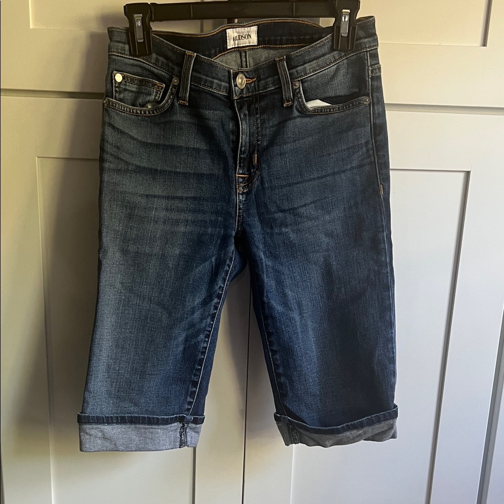 Hudson dark Blue Denim Shorts size 26